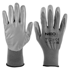   NEO TOOLS Munkakesztyű, poliuretán bevonatú poliészter, 4131X, 11, Rendelési egység: 12db 97-646-11