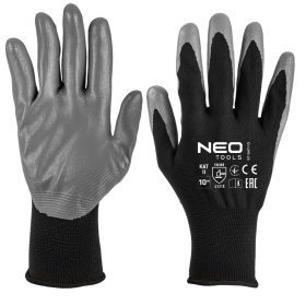   NEO TOOLS Munkakesztyű, nitril bevonatú poliészter, 4131X, 11, Rendelési egység: 12db 97-647-11