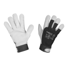   NEO TOOLS Munkakesztyű, 2122X, kecske bőr, tépőzáras 8", CE 97-655-8