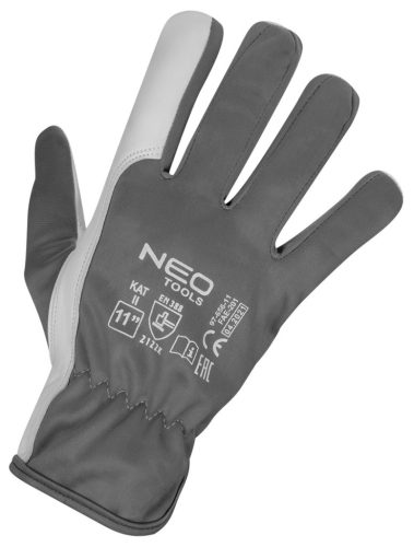 NEO TOOLS MUNKAKESZTYŰ, 2122X, KECSKE BŐR, 11", CE 97-656-11