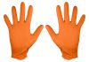NEO TOOLS Munkakesztyű, perforált nitril, narancssárga, 50db, XL 97-690-XL