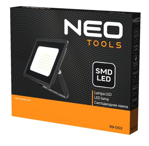 NEO TOOLS Reflektor 230V/50W, 4000lum, SMD led 2 év garanciával 99-053