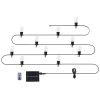 NEO TOOLS Kerti fényfűzér, napelemes, 6,5m, 10db led, távirányító 99-116
