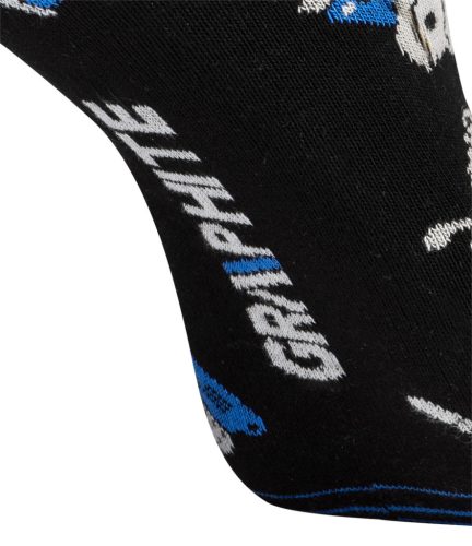 GRAPHITE Munkazokni, 80% pamut, szerszám mintás 39-42, kék/fekete, Graphite GD032