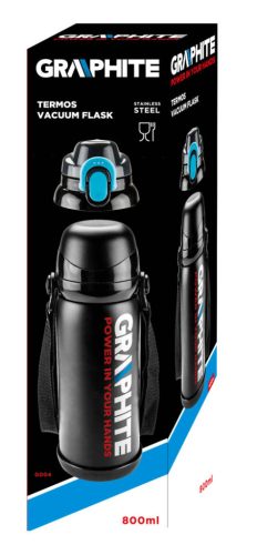 GRAPHITE Profi, adagolós termosz, 800ml GD04