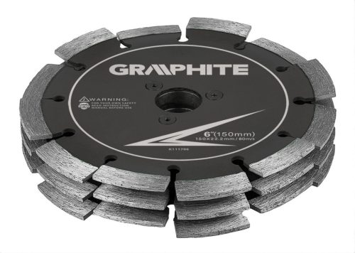 GRAPHITE VÁGÓKORONG FALHORONYMARÓHOZ, 3 TÁRCSÁS, 150MM 59G371-HEZ K111786