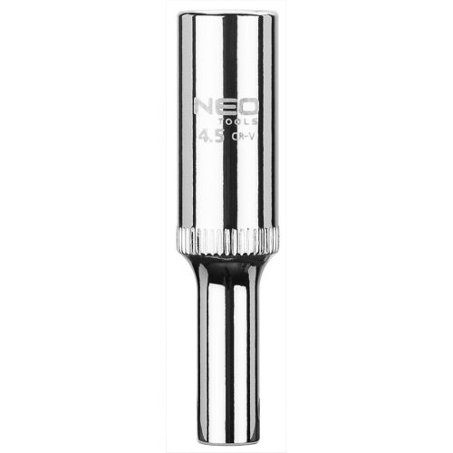 NEO TOOLS Dugókulcs 4.5mm, 1/4", hosszú, 6 pontos, SUPERLOCK 25 év garanciával 08-236