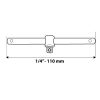 NEO TOOLS T-HAJTÓKAR 1/4" 25 év garanciával 08-256