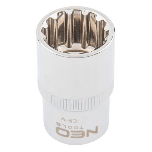 NEO TOOLS Dugókulcs 9mm, 1/2", SPLINE 25 év garanciával 08-581