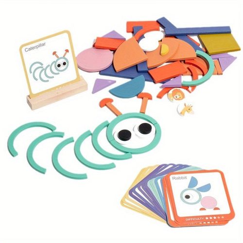 100 darabos Fa 3D Puzzle Készlet