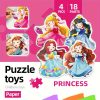 18 darabos Állatos Puzzle Készlet Gyerekeknek