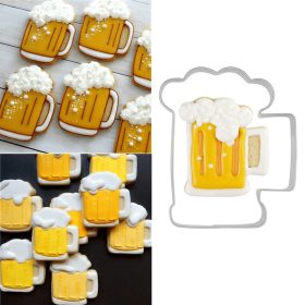   Oktoberfest ihlette sör formájú rozsdamentes acél süteményszaggató