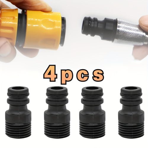 4 darab PVC műanyag spirál csőadapter