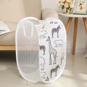   Összehajtható, állatmintás, nagy kapacitású, könnyen tisztítható tároló