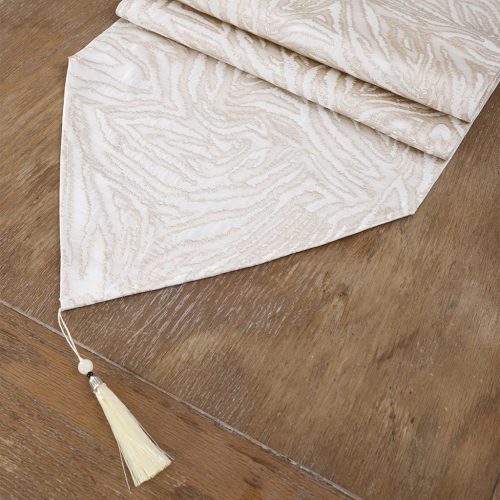Elegáns Arany Zebra Csíkos Asztali futó