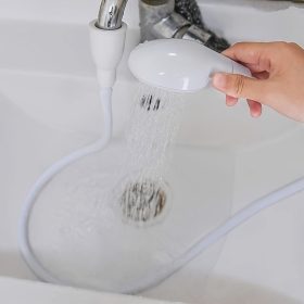   Csaptelepre szerelhető hajzuhany, kisállat, macska, kutya fürdető, zuhanyfej