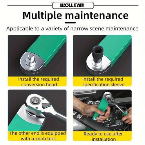 Multifunkciós racsnis toldókulcs