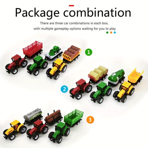 3 az 1-ben traktor kombinált készlet szimulációs játék