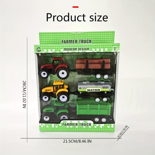 3 az 1-ben traktor kombinált készlet szimulációs játék