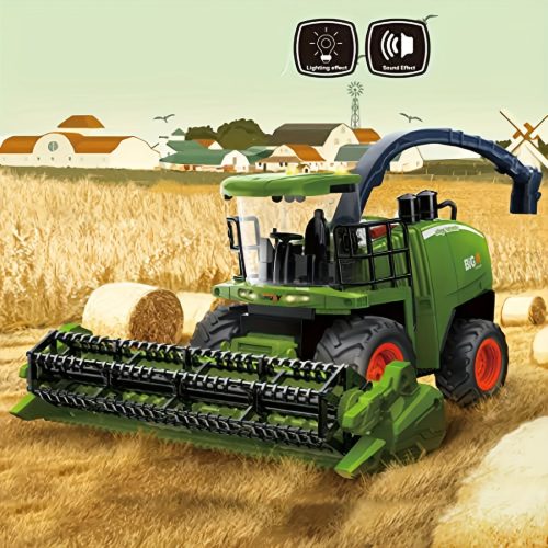 Farm Traktor Harvester Mower Játékszett