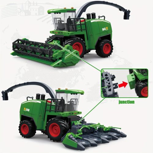 Farm Traktor Harvester Mower Játékszett