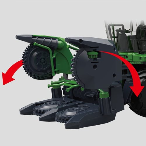 Farm Traktor Harvester Mower Játékszett