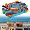 6 db vastagabb szilikon törölközőszalag strand székekhez