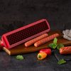 Műanyag hot dog szeletelő
