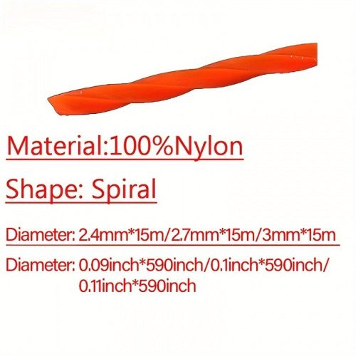 4db spirális nylon kaszálószalag