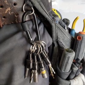 6 db Fúrószár tartó kulcstartó