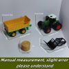Farm Traktor Kombinációs Készlet 1. kombináció (keskeny kerekes traktor + széna elülső állvány + 1 szénakazal)