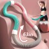 Hatékony súlycsökkentő tavaszi fitneszgyűrű - alacsony zajszint, puha anyag, alkalmas otthoni edzésekhez és testformázáshoz, hasontrainerek, plusz méret 160,02 cm, fitneszkészülék nőknek