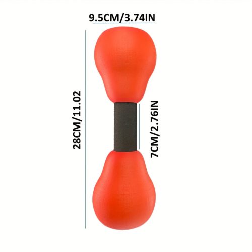 2db, Aqua Fitness Barbell, Swim Aqua Fitness Barbell, Vízi Aerobik Gyakorlat Piros