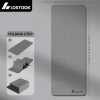Elveszett Foldable Jóga Szőnyeg, TPE Anyag, Csúszásmentes, Vízálló, Könnyű, Egyszínű, Szürke/Lila/Kék, Jógához, Pilateshez, Fitnesz Edzéshez szürke