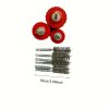 3x Rézcső Tisztító Kefe Fúró/Szegzőhöz - 15mm, 22mm, 28mm Vízművekhez - Hatlapfej