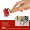 1 db 2-az-1-ben szilikon varrás simító eszköz, kézi simító henger PVC/TPO/EPDM egyrétegű tetőszalaghoz, töltés nélkül, nem igényel elemet Piros 2 az 1-ben szilikon görgő