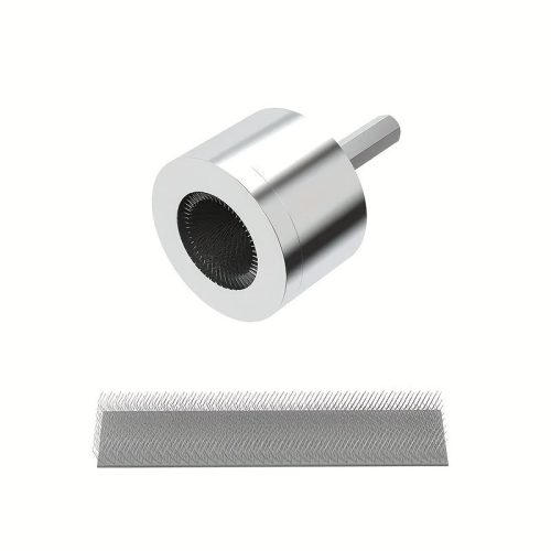2db réz csőtisztítók, 15mm és 22mm, hatékony vízvezeték tisztítóeszközök fúrásra, fémcső tisztítókészlet elektromos fúróhoz, csőtisztítók vízvezetékhez 15mm+kefe