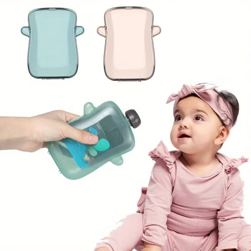 1/2db Fiatalok Gyümölcs Kiegészítő Táskák, Gyümölcs és Zöldség Lé Spray Csomagoló Táskák, Kényelmes Zselé és Gyümölcspüré Táskák Rózsaszín - 1 Db