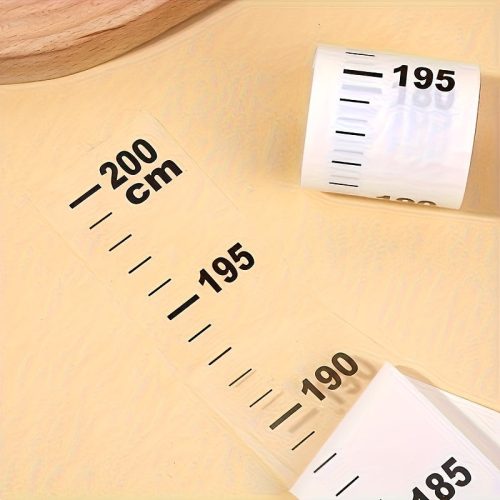 1 Tekercs Öntapadós Magasságmérő Matricák 1 db