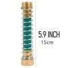 2 db bronz tömlővédő rugós adapter – 3/4" menettel, kültéri kerti használatra