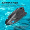 Távirányítós Jet Boat - Nagy sebességű elektromos 40KM/H (24.85 MPH) távirányítós csónak turbó gázturbinás hajtással és LED fényekkel,