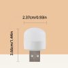 10db Mini USB éjszakai Lámpa, Meleg Fehér