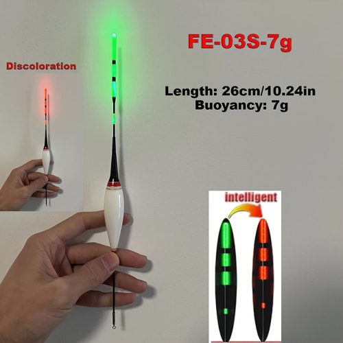 1 db Horgászati elektronikus úszó, Színváltó úszó, Kapásjelző,