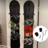 snowboard és sí falra szerelhető tároló állvány