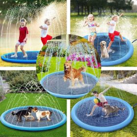   AquaFun Kutyamedence Vízipermettel – Nyári Hűsölés Játékosan