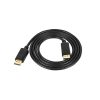 DisplayPort Kábel 1.8 m – DP 1.2 Video és Audio Átvitellel, Full HD / 4K Kompatibilis