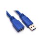 USB 3.0 Hosszabbító Adapter Kábel – Árnyékolt, Gyors Adatátvitel, 1.5 Méter