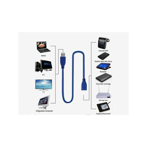 USB 3.0 Hosszabbító Adapter Kábel – Árnyékolt, Gyors Adatátvitel, 1.5 Méter