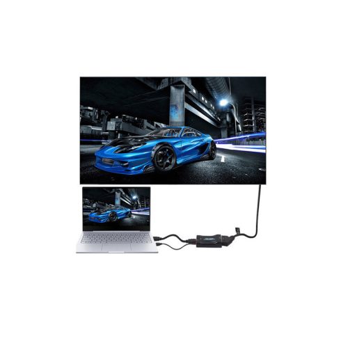Scart to HDMI  AV Euro Full HD Átalakító - Converter Adapter - 1080p Átvitel - Kompatibilis TV-vel és Monitorral