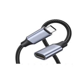   2 méteres Type C kábel (500) - gyors töltés, adatátvitel, USB-C, hosszú, tartós, gyári minőségű, fekete